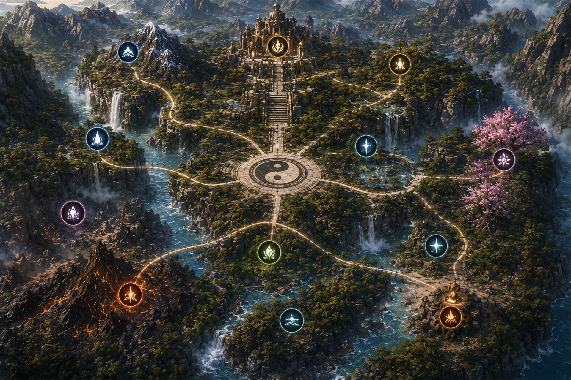 Tython world map